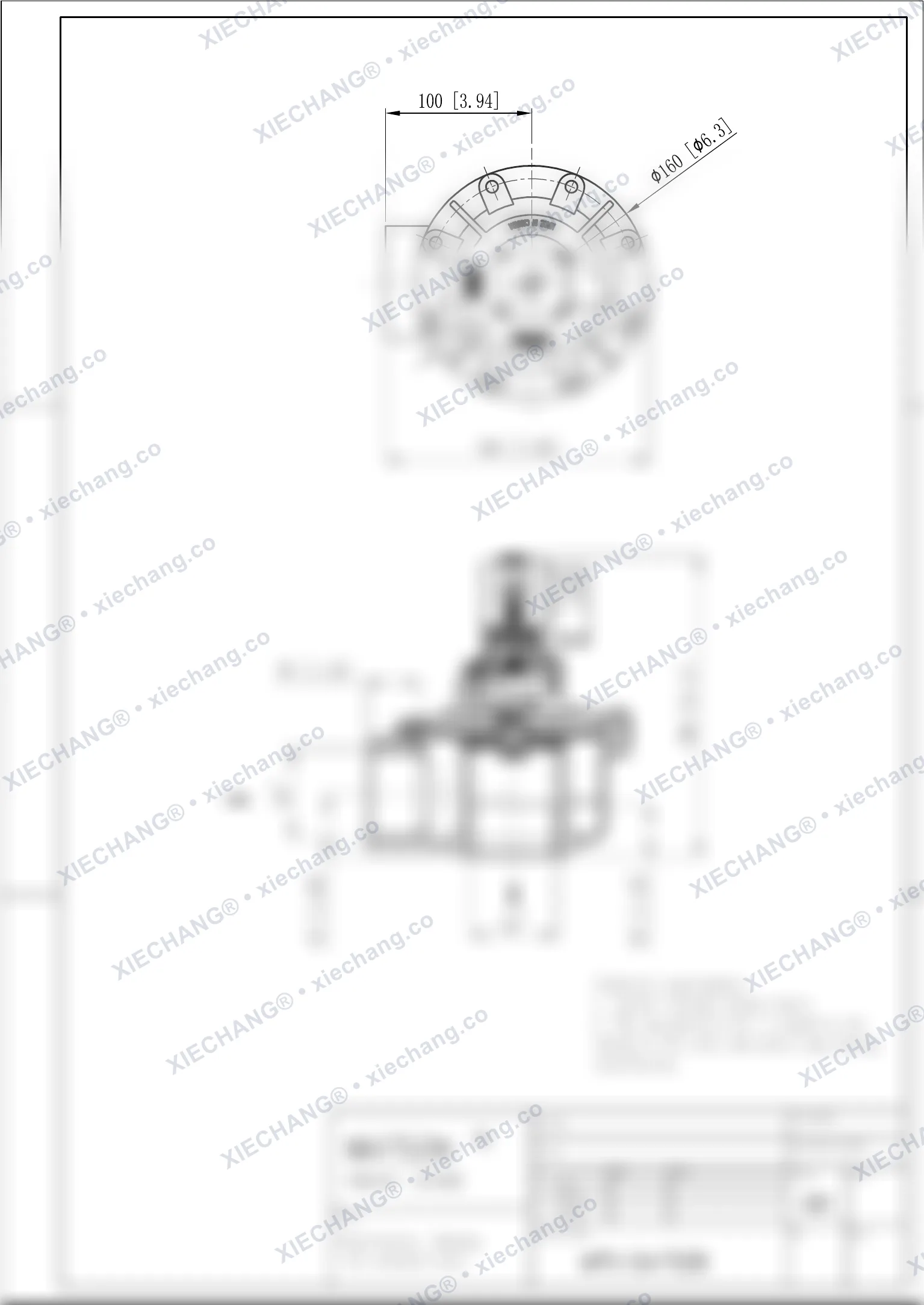 WPS-CA/TG50 · صمام بزاوية قائمة (right-angle) — رسم التركيب