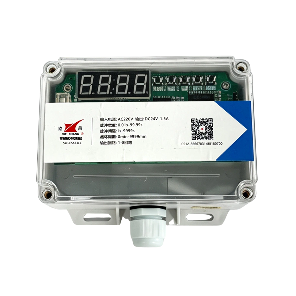 وحدة تحكم النفث النبضي SXC-C5A1-8-L من Xiechang®، بـ 8 قنوات خرج